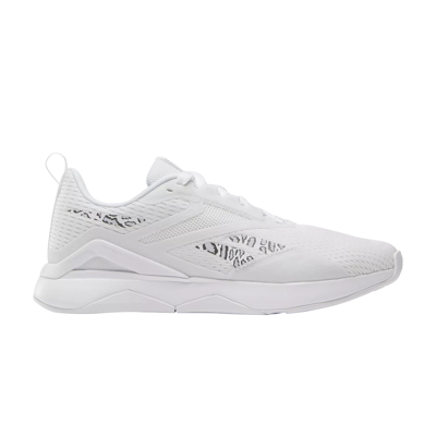Pre-owned Reebok Wmns Nanoflex Tr 2.0 'white Leopard'
