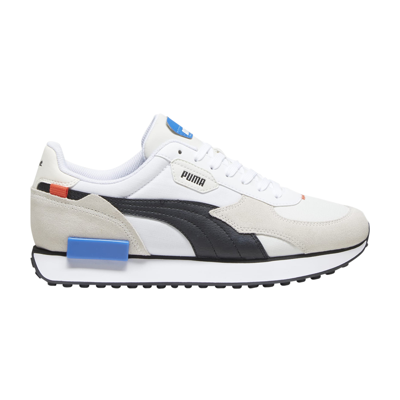 Pre-owned Puma Future Rider Override 'frosted Ivory Blue' In White