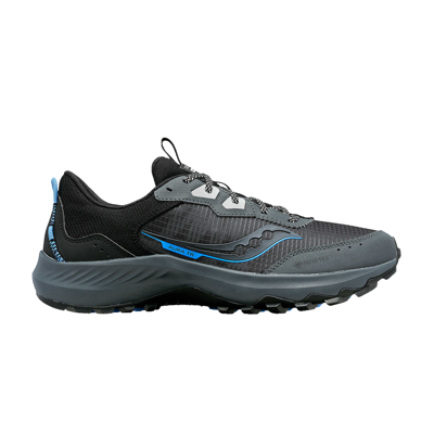Pre-owned Saucony Aura Tr Gore-tex 'shadow Black' In Grey