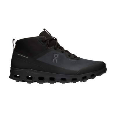 Pre-owned On Cloudroam Waterproof 'black Eclipse'