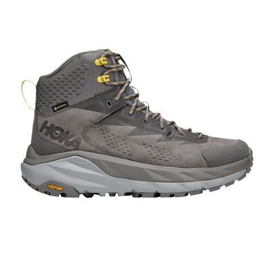 Pre-owned Hoka Kaha Gore-tex 'charcoal Grey Green Sheen'
