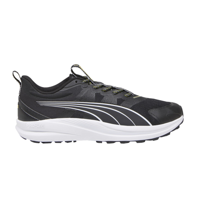 Pre-owned Puma Redeem Pro Trail 'black Yellow Blaze'