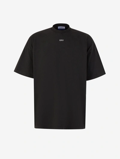 OFF-WHITE OFF-WHITE COTTON LOGO T-SHIRT