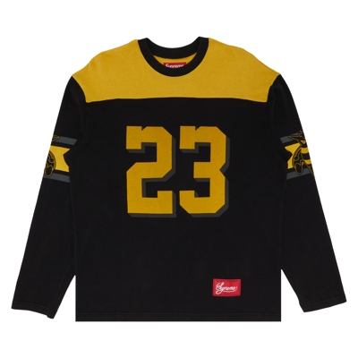 Pre-owned Supreme Bumblebee Long-sleeve Football Top 'black'