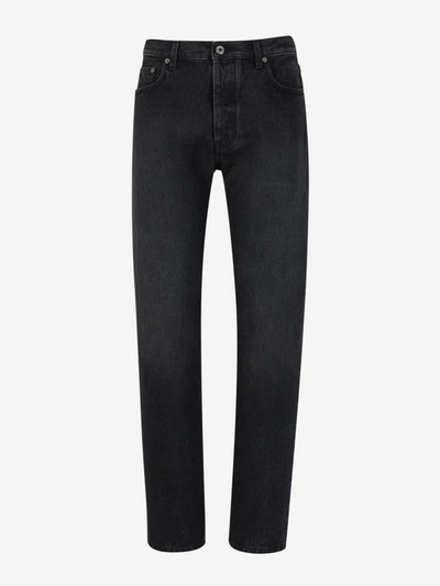 Off-white Vintage Tapered Jeans In Black