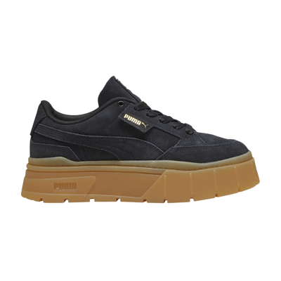 Pre-owned Puma Wmns Mayze Stack 'soft Winter - Black Gum'