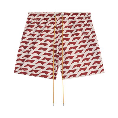 Pre-owned Rhude Dolce Vita Swim Short 'red/cream'
