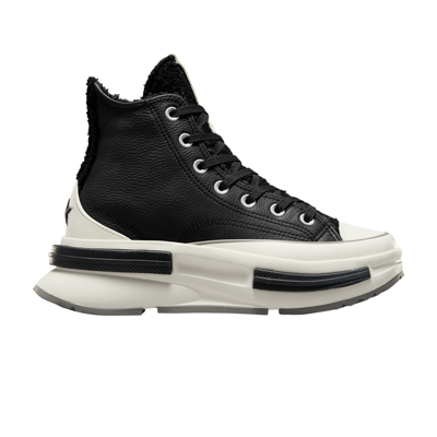 Pre-owned Converse Run Star Legacy Cx Platform High 'black Sherpa'
