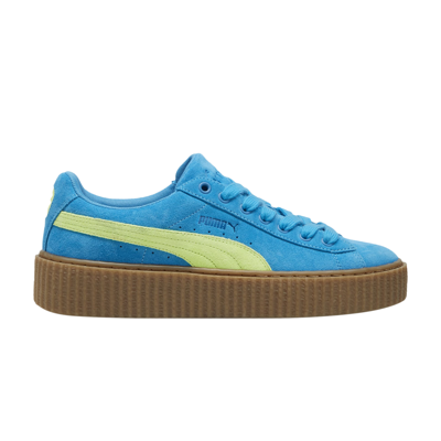Pre-owned Puma Fenty X Wmns Creeper Phatty 'speed Blue Lime' In Purple
