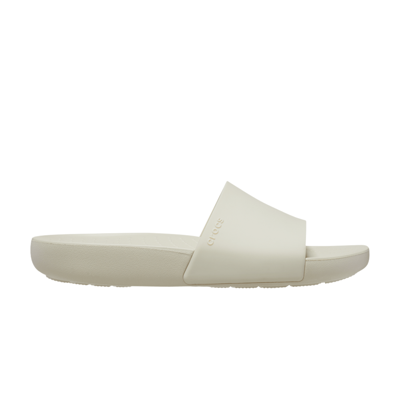 Pre-owned Crocs Wmns Splash Slide 'bone' In Cream