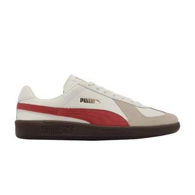 Pre-owned Puma Army Trainer 'warm Astro Red' In Cream