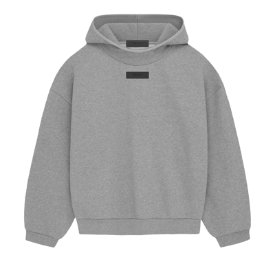 Pre-owned Essentials Fear Of God  Pullover Hoodie 'dark Heather Oatmeal' In Grey