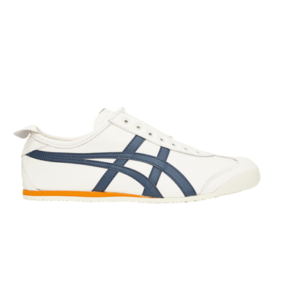 Pre-owned Onitsuka Tiger Mexico 66 Slip-on 'white Navy Orange'