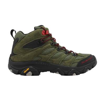 Pre-owned Merrell Jeep X Moab 3 Mid 'sarge Green'