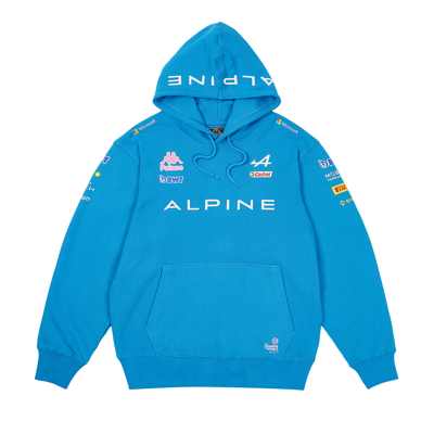 Pre-owned Palace X Kappa For Alpine Hood 'blue'