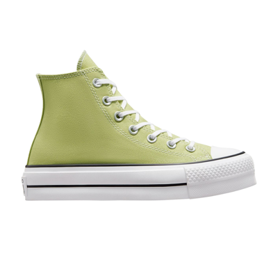Pre-owned Converse Wmns Chuck Taylor All Star Lift Platform High 'vitality Green'