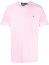 Polo Ralph Lauren Pima Short Sleeve Slim Fit T-shirt In Carmel Pink