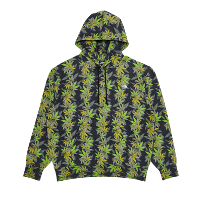 Pre-owned Supreme X The North Face Leaf Hooded Sweatshirt 'black'