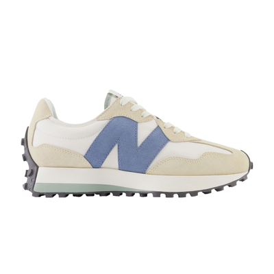 Pre-owned New Balance Wmns 327 'sandstone Mercury Blue' In Cream