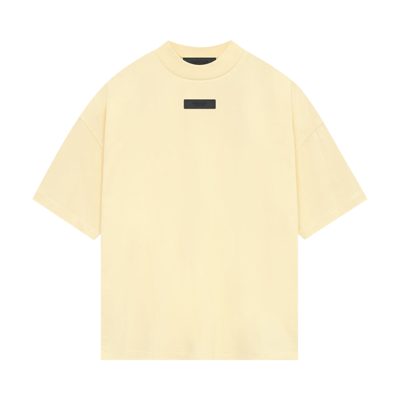 Pre-owned Essentials Fear Of God  Short-sleeve Tee 'garden Yellow'