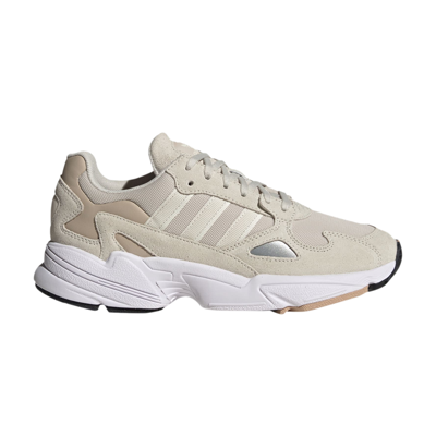 Pre-owned Adidas Originals Wmns Falcon 'aluminium Off White' In Brown