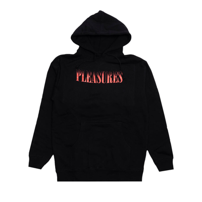 Pre-owned Pleasures Crumble Hoodie 'black'