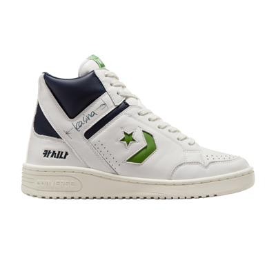 Pre-owned Converse Kasina X Weapon 'hand-drawn Plans' In White