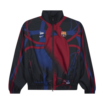 Pre-owned Nike Fc Barcelona X Patta Track Jacket 'black'