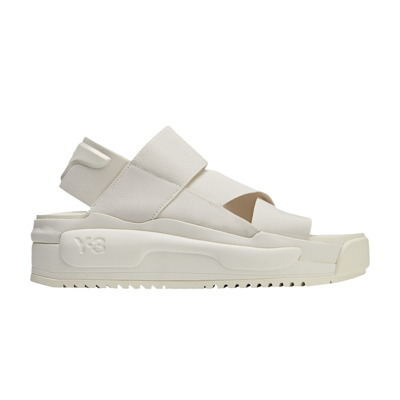 Pre-owned Adidas Originals Y-3 Rivalry Sandal 'off White' In Cream