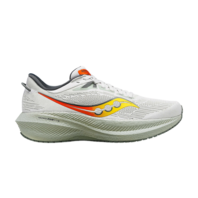 Pre-owned Saucony Triumph 21 'fog Bough' In White