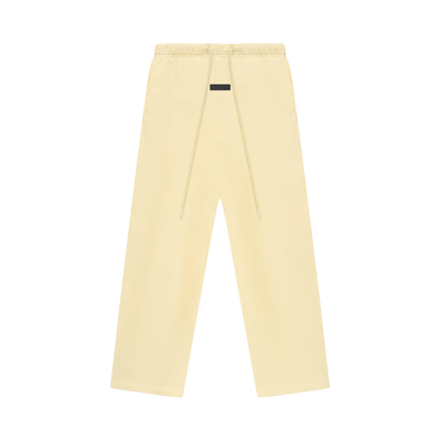 Pre-owned Essentials Fear Of God  Relaxed Pants 'garden Yellow'