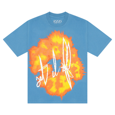 Pre-owned Denim Tears X Offset Set It Off #2 T-shirt 'blue'
