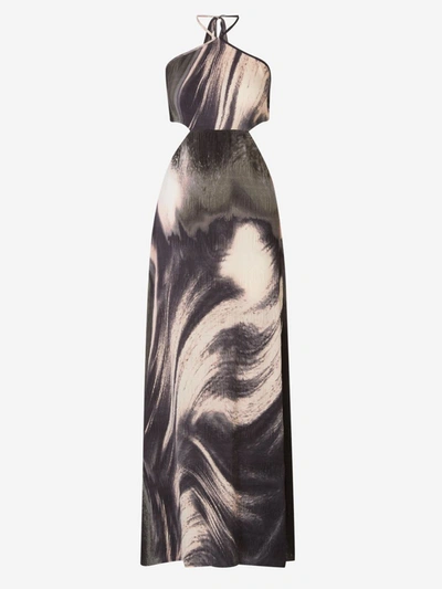 Simkhai Annita Plissé Dress In Black