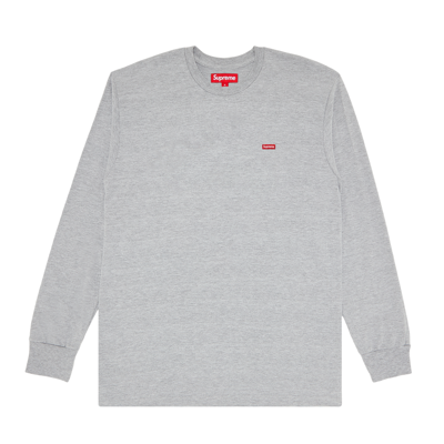 Pre-owned Supreme Small Box Long-sleeve Tee 'heather Grey'