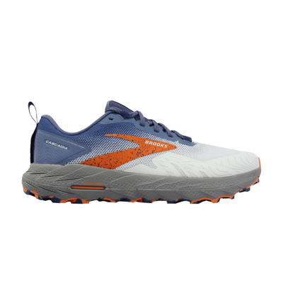 Pre-owned Brooks Cascadia 17 2e Wide 'navy Firecracker' In Blue