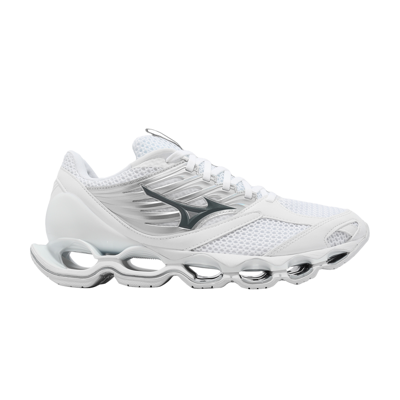 Pre-owned Mizuno Wave Prophecy 13 S 'white Silver'