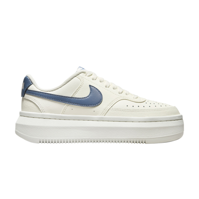 Pre-owned Nike Wmns Court Vision Alta 'sail Diffused Blue' In Cream