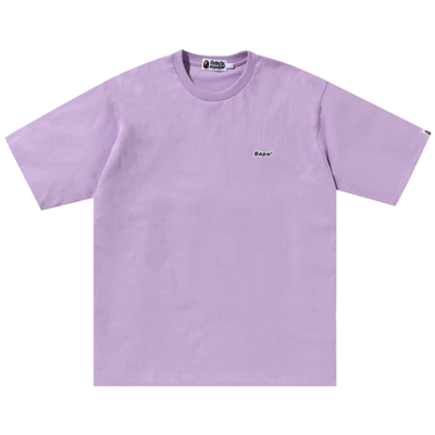 Pre-owned Bape One Point Relaxed Fit Tee 'purple'