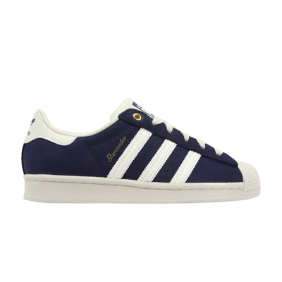 Pre-owned Adidas Originals Wmns Superstar 'collegiate Pack - Night Indigo' In Blue