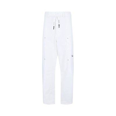 Pre-owned Off-white X Nike Techno Fabric Track Pants 'white'