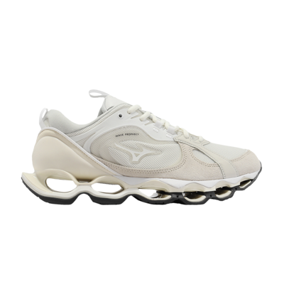 Pre-owned Mizuno Wave Prophecy Beta 2 'snow White Pristine' In Cream