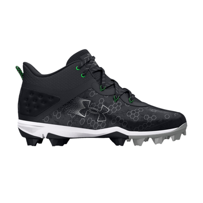 Pre-owned Under Armour Harper 8 Mid Rm 'black Metallic Silver'