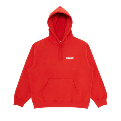 Pre-owned Supreme Crown Hooded Sweatshirt 'burnt Red'