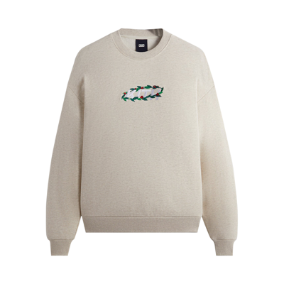 Pre-owned Kith Wreath Orbit Nelson Crewneck 'sandy Heather' In Cream