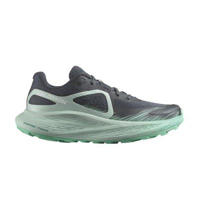 Pre-owned Salomon Wmns Glide Max Tr 'ebony Blue Haze' In Grey