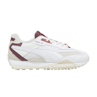 Pre-owned Puma Wmns Blacktop Rider 'soft - White Dark Jasper'