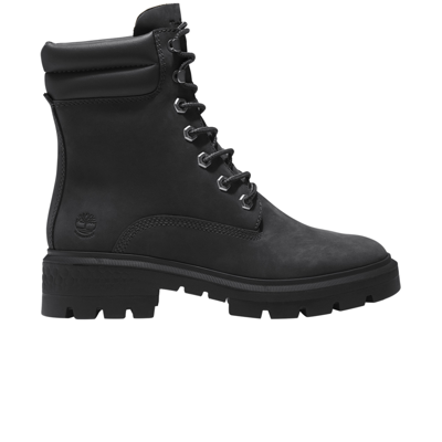 Pre-owned Timberland Wmns Cortina Valley 6-inch Boot 'triple Black'