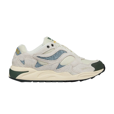 Pre-owned Saucony Colour Plus Companie X Grid Shadow 2 'arctic Trek' In Grey