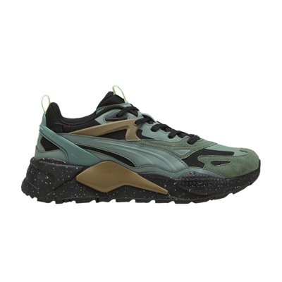 Pre-owned Puma Rs-x Efekt 'black Eucalyptus Speckled' In Green