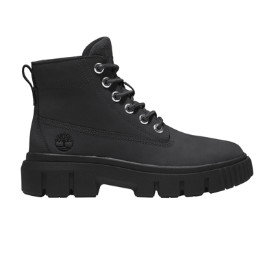 Pre-owned Timberland Wmns Greyfield Boot 'triple Black'